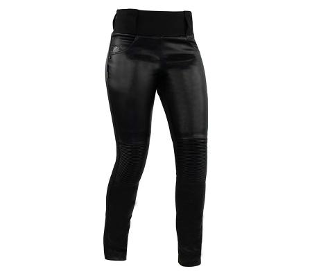 LADY LEATHER LEGGINGS MOTOROS TEXTILNADRÁG,FEKETE