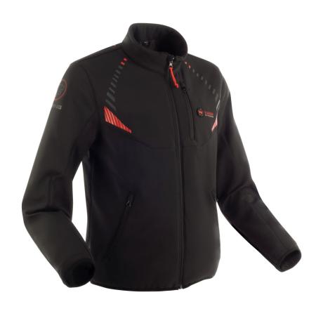 WARMOR SOFTSHELL PULÓVER,FEKETE