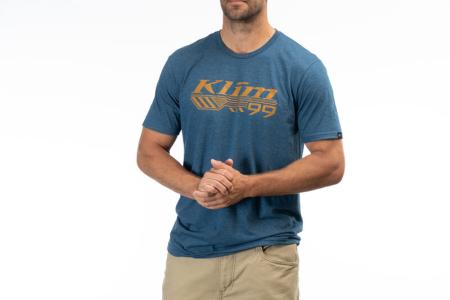 FOUNDATION TRI-BLEND TEE PÓLÓ,KÉK-ARANYBARNA